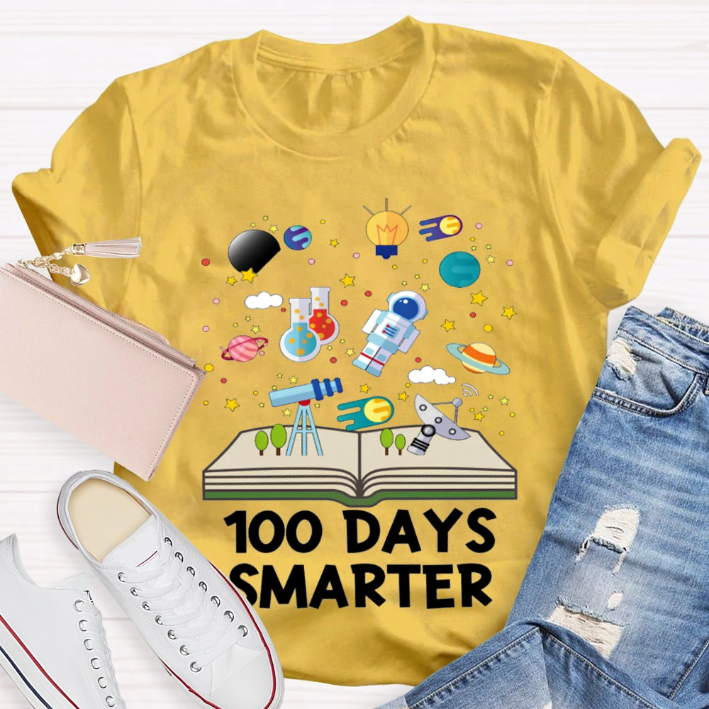 100 Days Smarter Knowledge In Books T-shirt