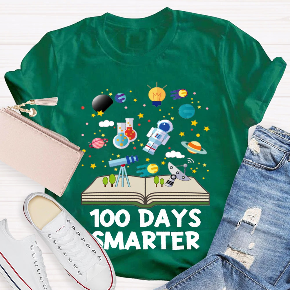 100 Days Smarter Knowledge In Books T-shirt