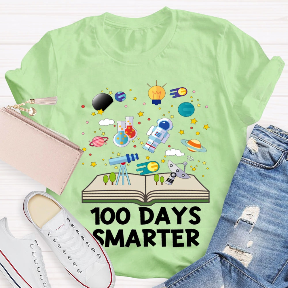 100 Days Smarter Knowledge In Books T-shirt