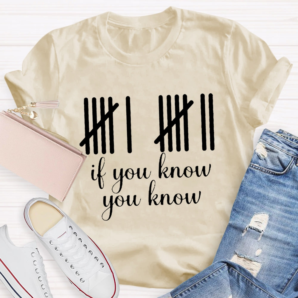 67 If You Know You Know Teacher T-Shirt