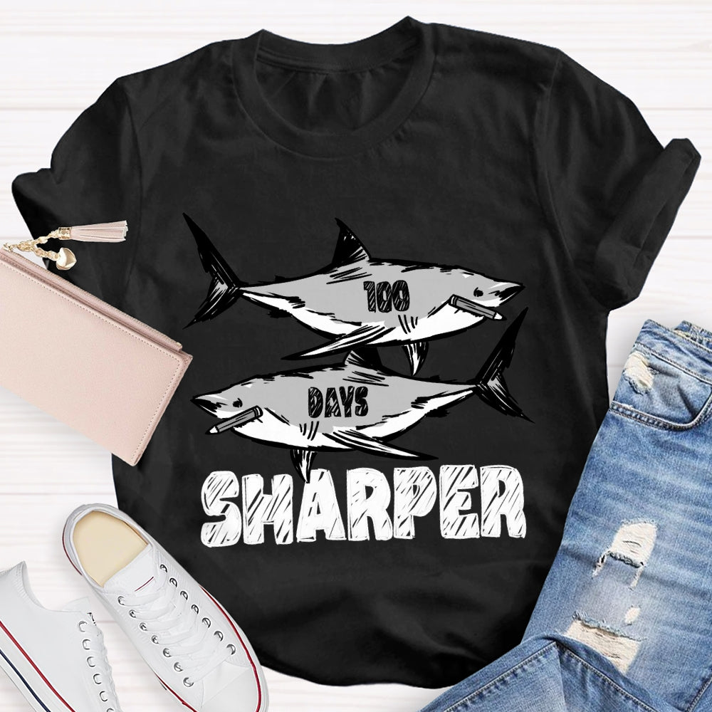 100 Days Sharper Shark T-Shirt