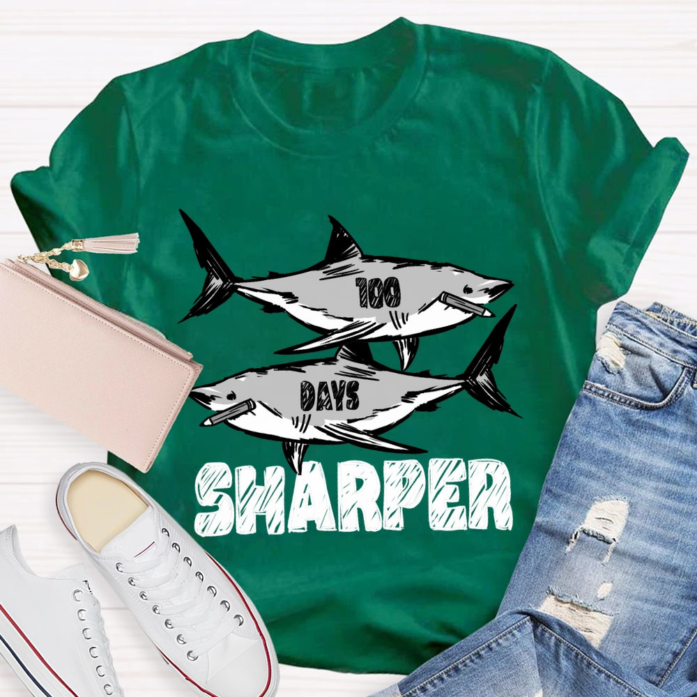 100 Days Sharper Shark T-Shirt