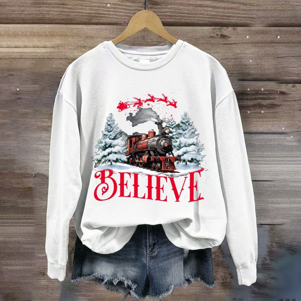 Christmas Believe Sweatshirt