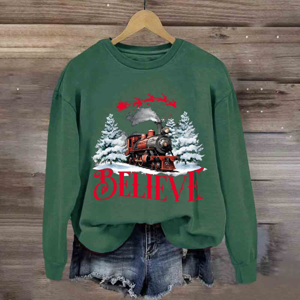 Christmas Believe Sweatshirt