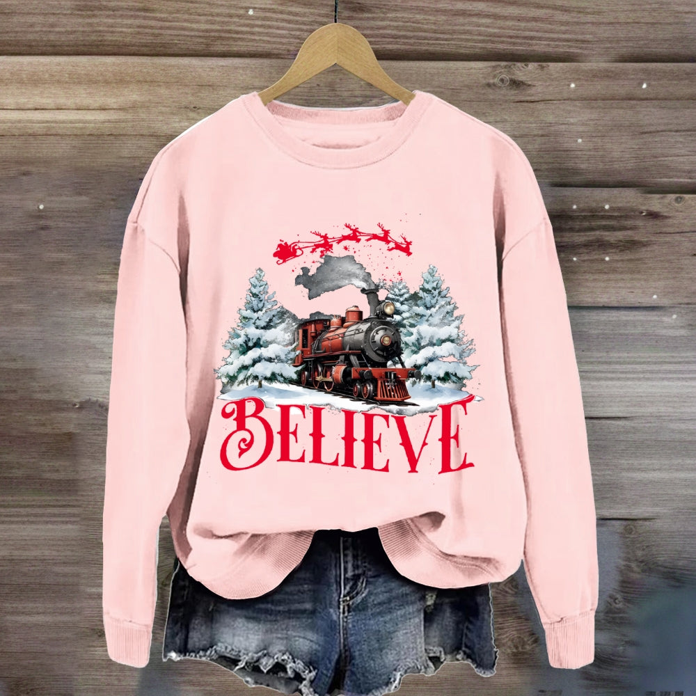Christmas Believe Sweatshirt