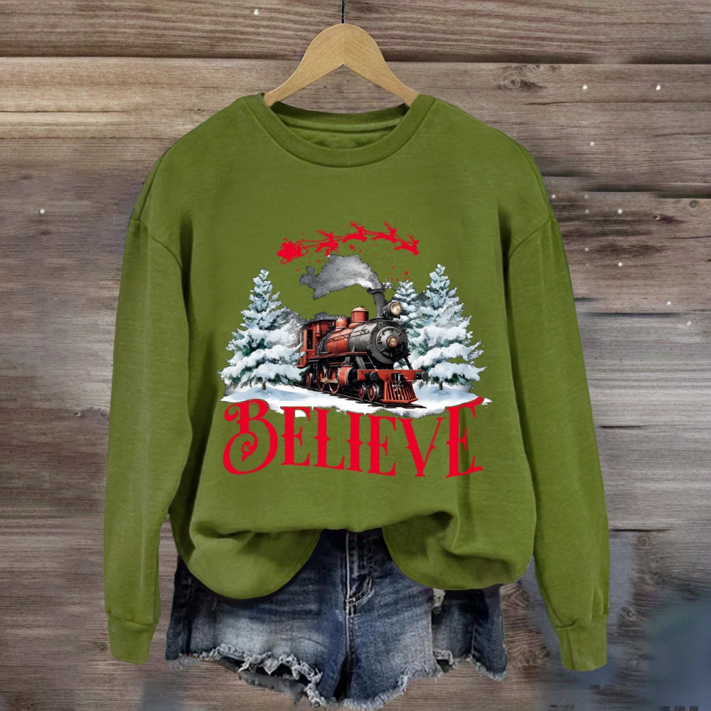 Christmas Believe Sweatshirt