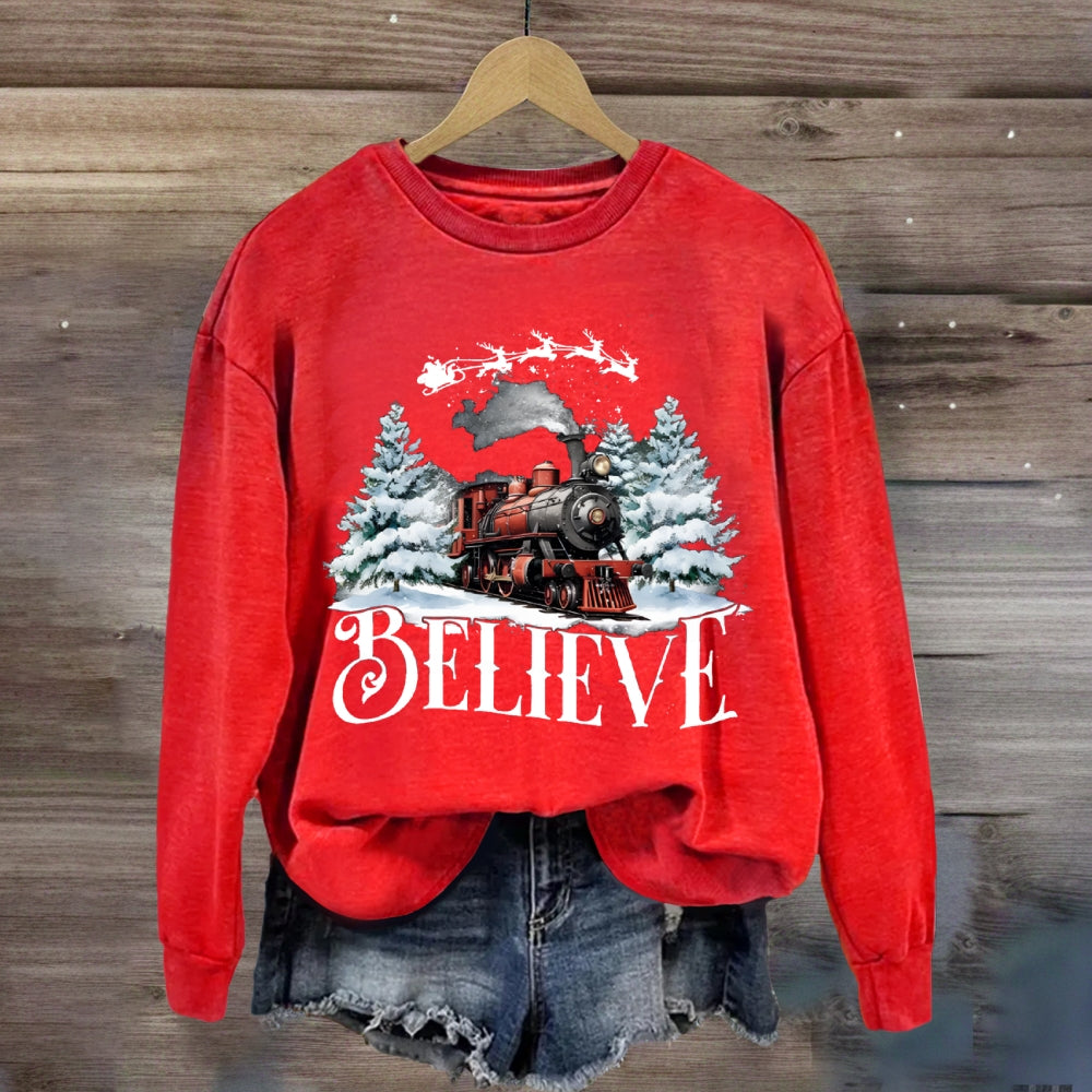 Christmas Believe Sweatshirt