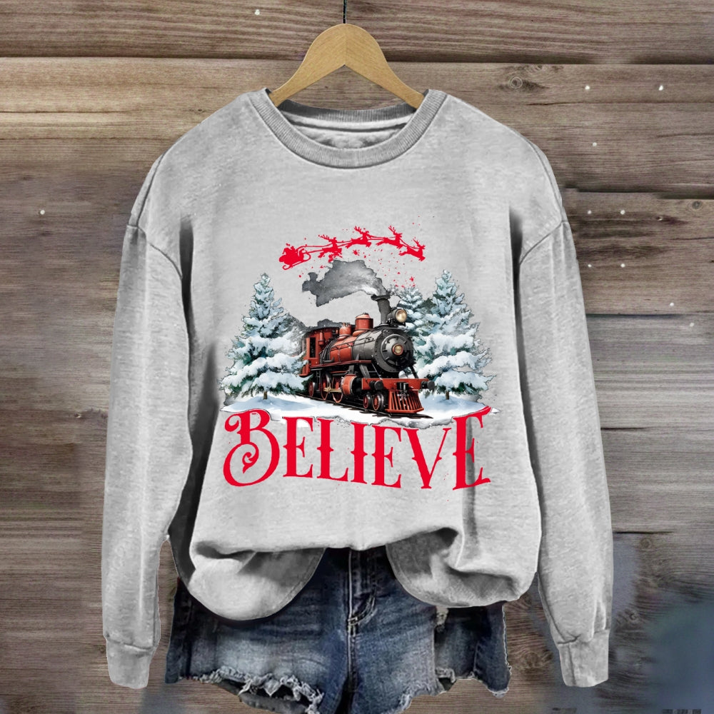 Christmas Believe Sweatshirt