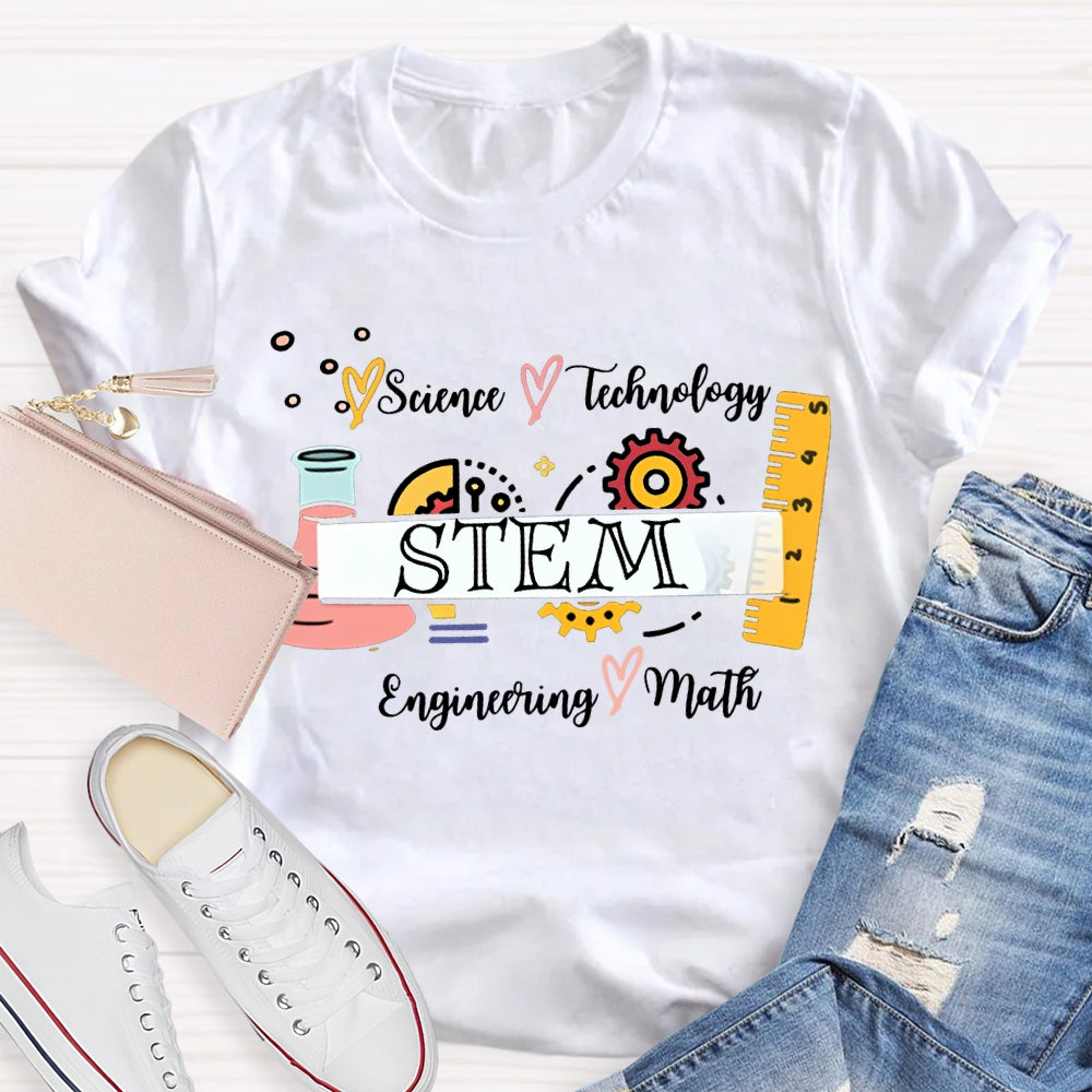 Science Technology Stem Engineering Math T-shirt