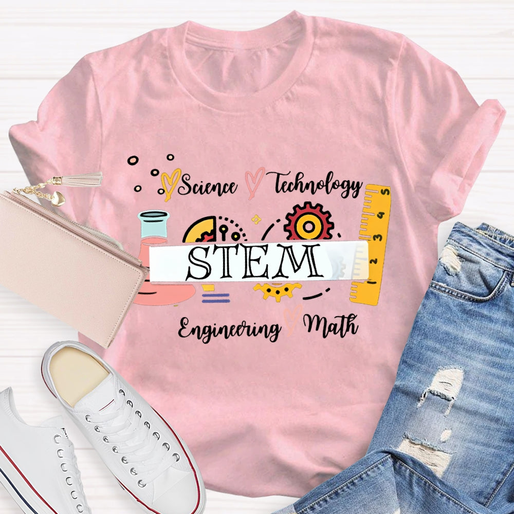 Science Technology Stem Engineering Math T-shirt