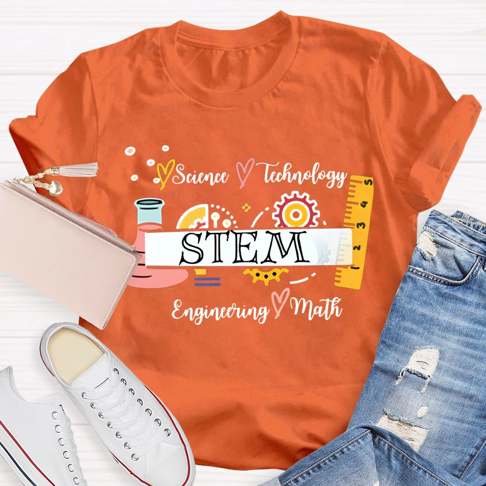 Science Technology Stem Engineering Math T-shirt