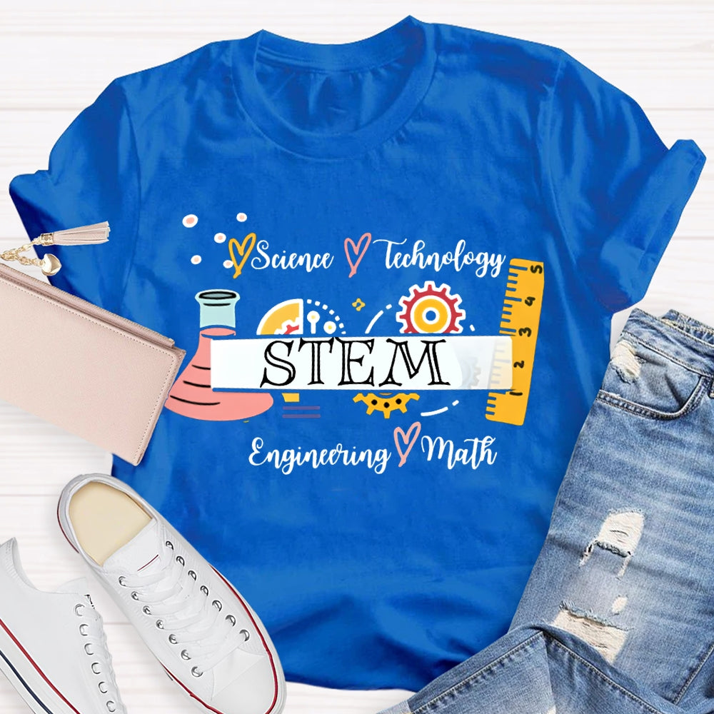 Science Technology Stem Engineering Math T-shirt
