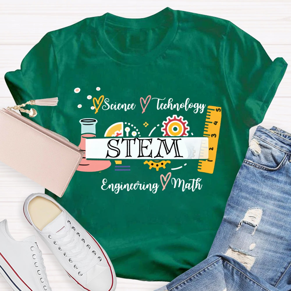 Science Technology Stem Engineering Math T-shirt