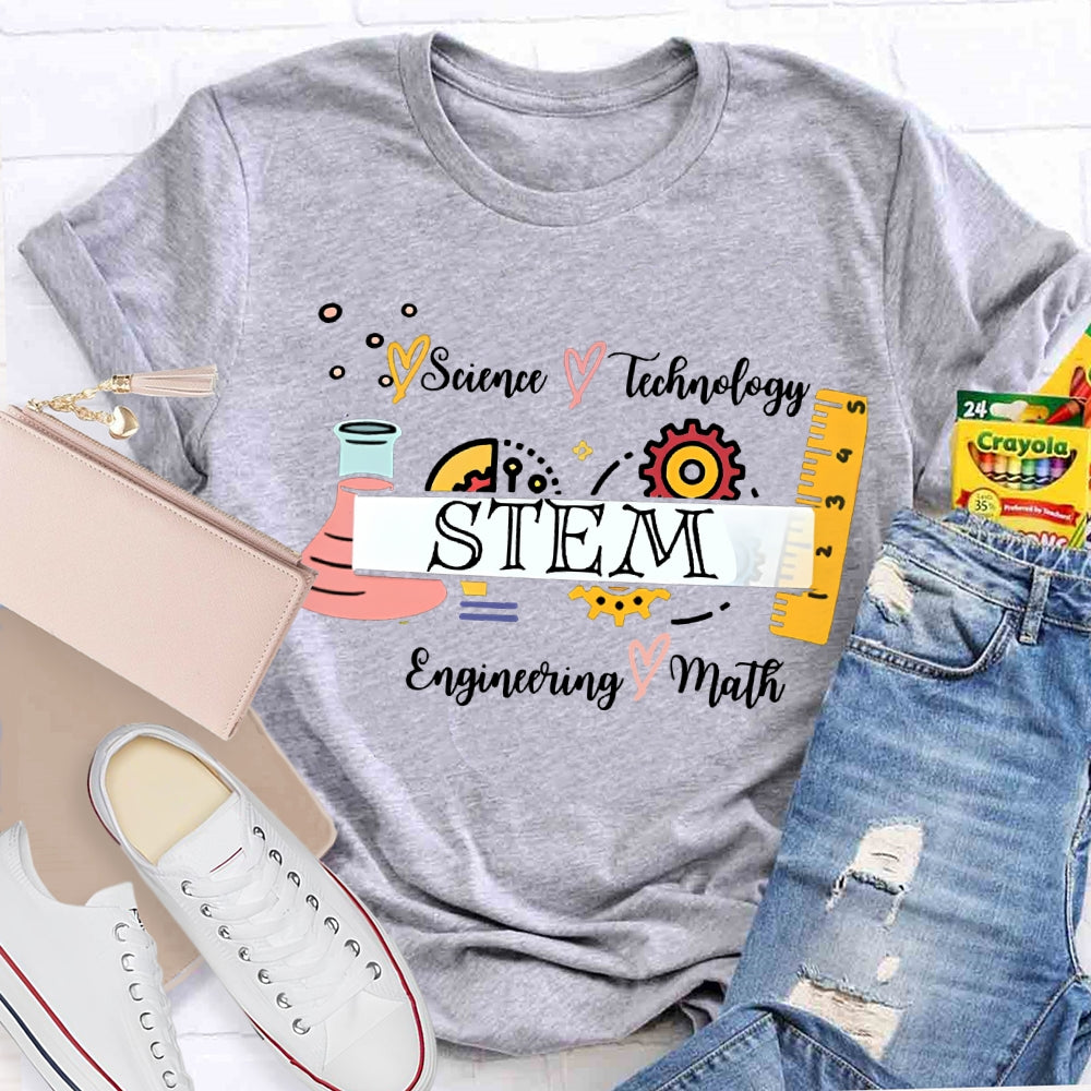 Science Technology Stem Engineering Math T-shirt