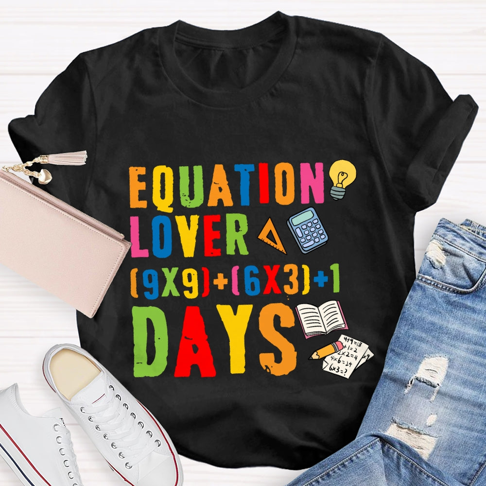 Equation Lover Days T-shirt