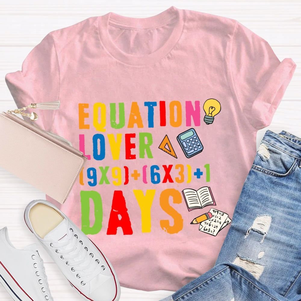 Equation Lover Days T-shirt