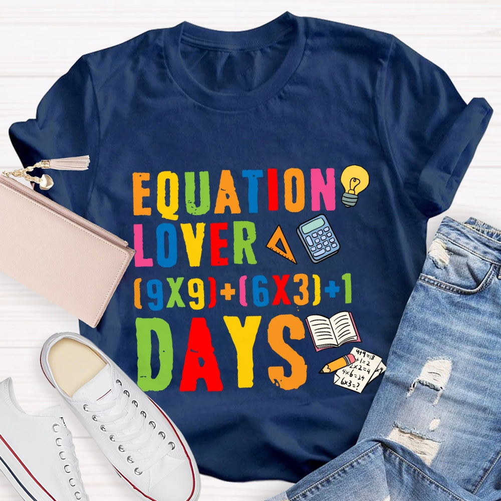 Equation Lover Days T-shirt