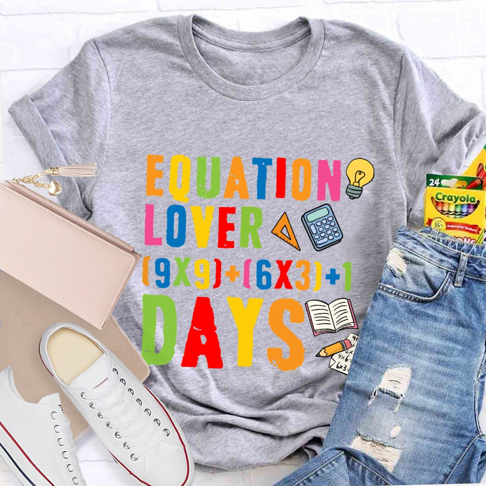 Equation Lover Days T-shirt