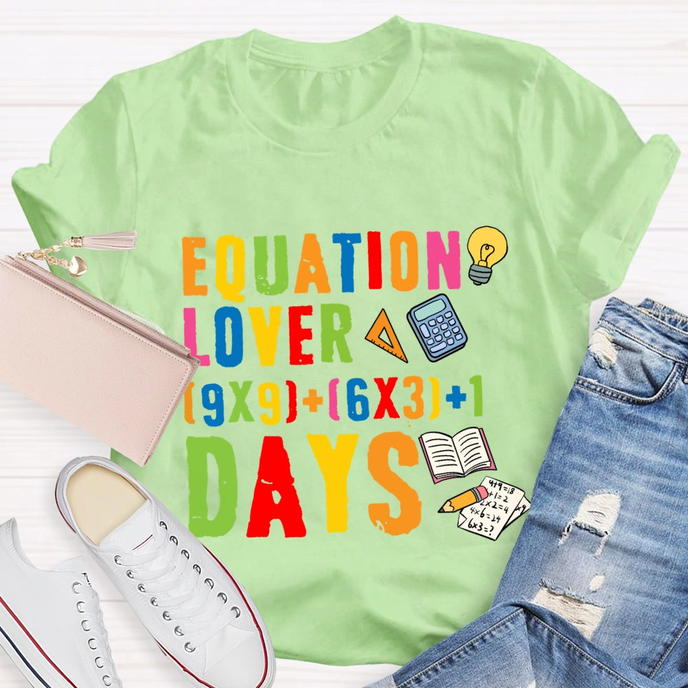 Equation Lover Days T-shirt