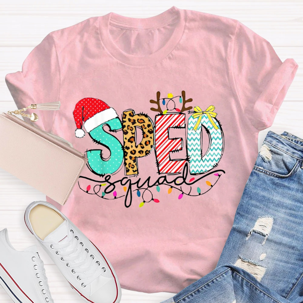 Christmas Sped Squad T-shirt