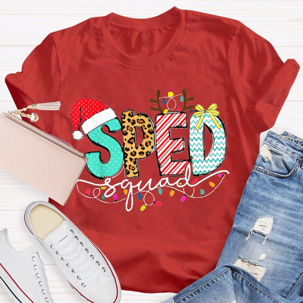 Christmas Sped Squad T-shirt