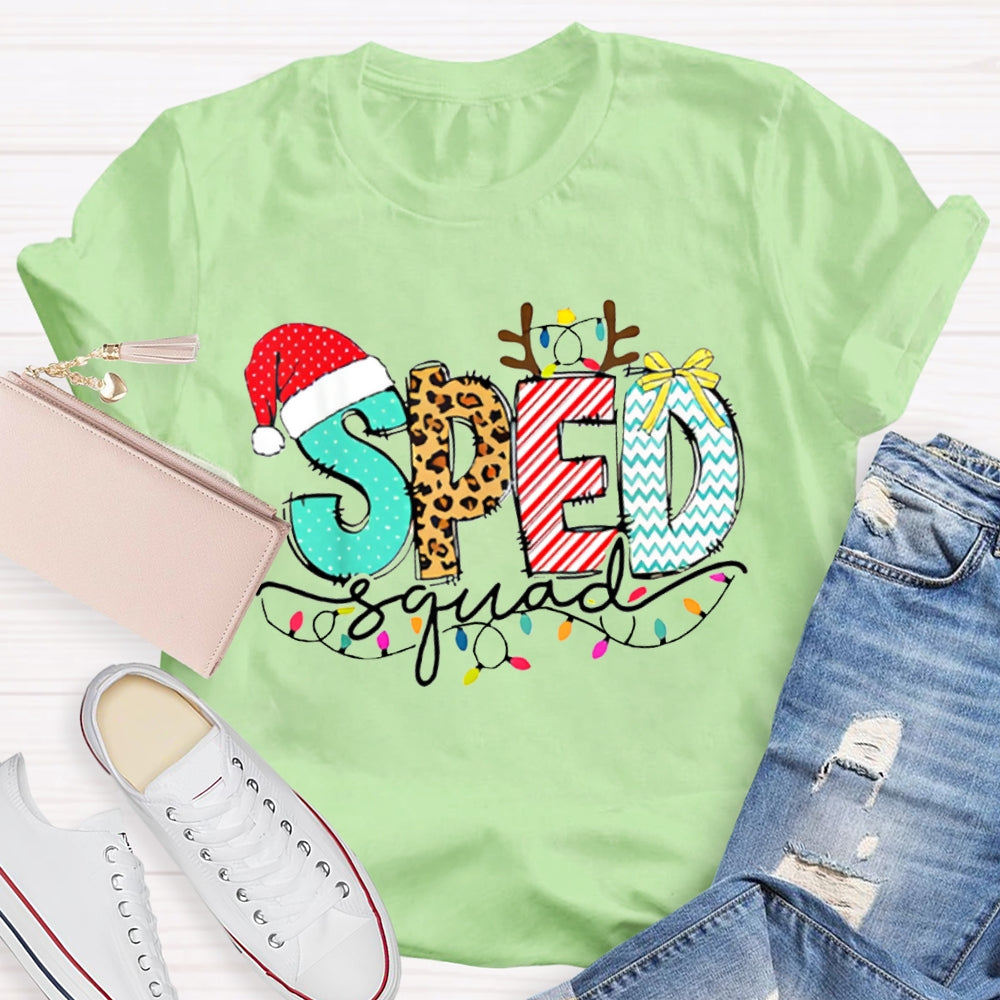 Christmas Sped Squad T-shirt