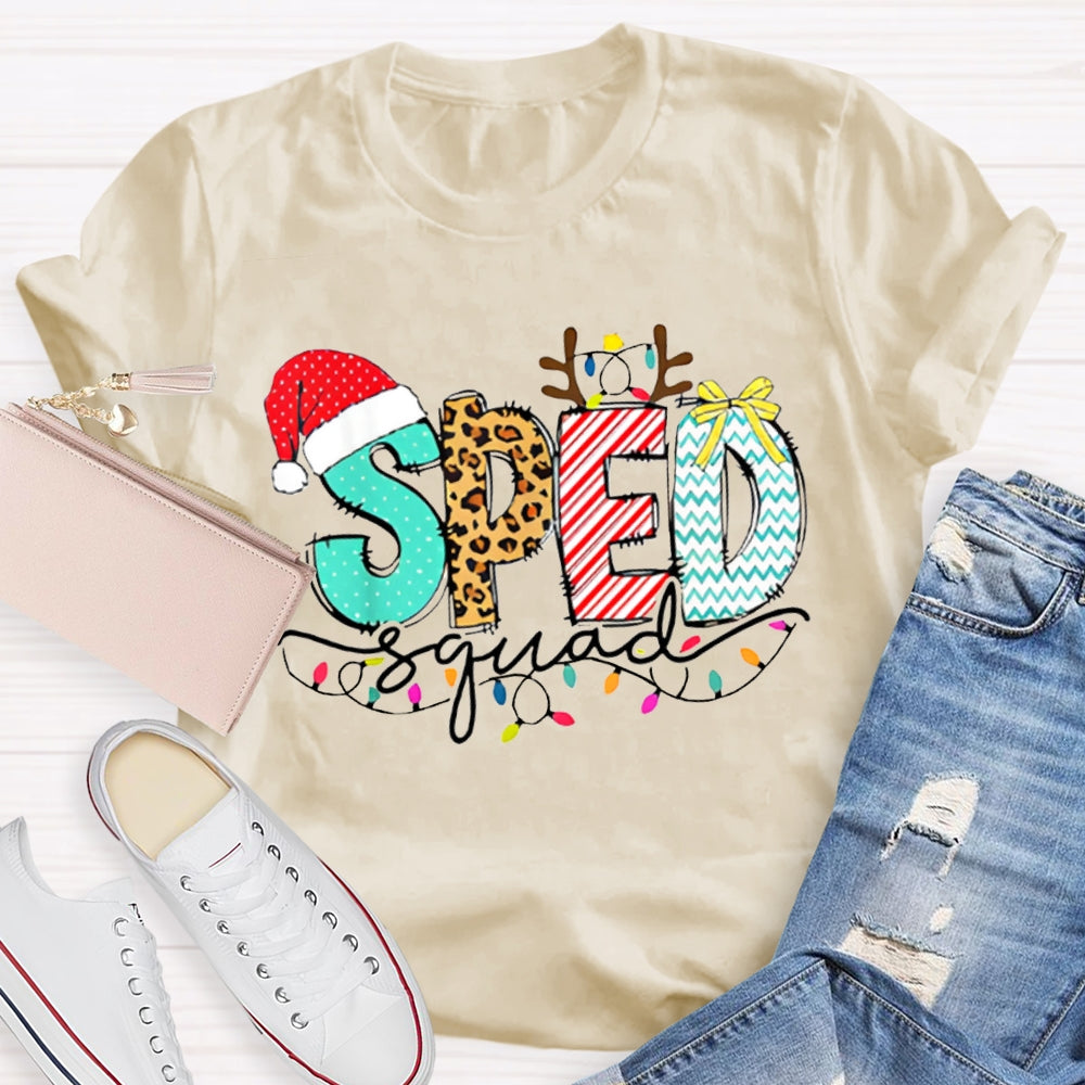 Christmas Sped Squad T-shirt
