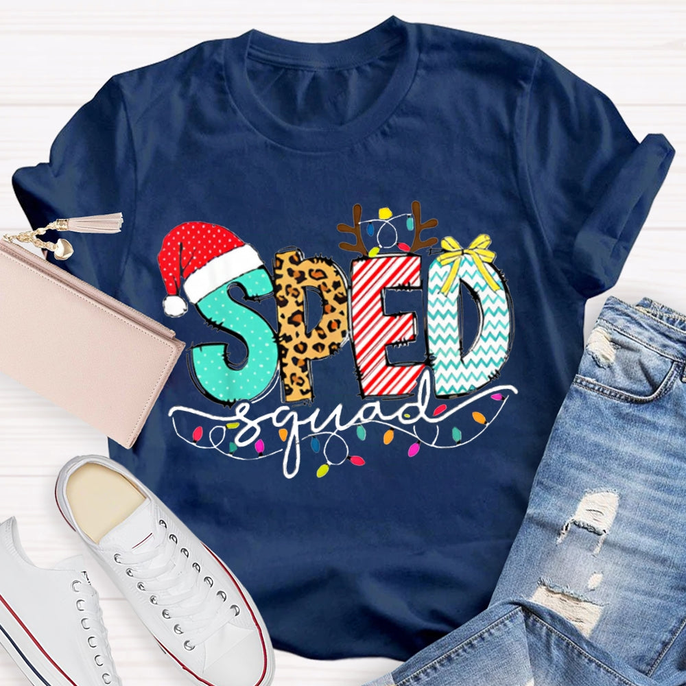 Christmas Sped Squad T-shirt