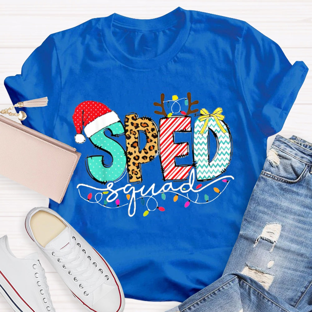 Christmas Sped Squad T-shirt