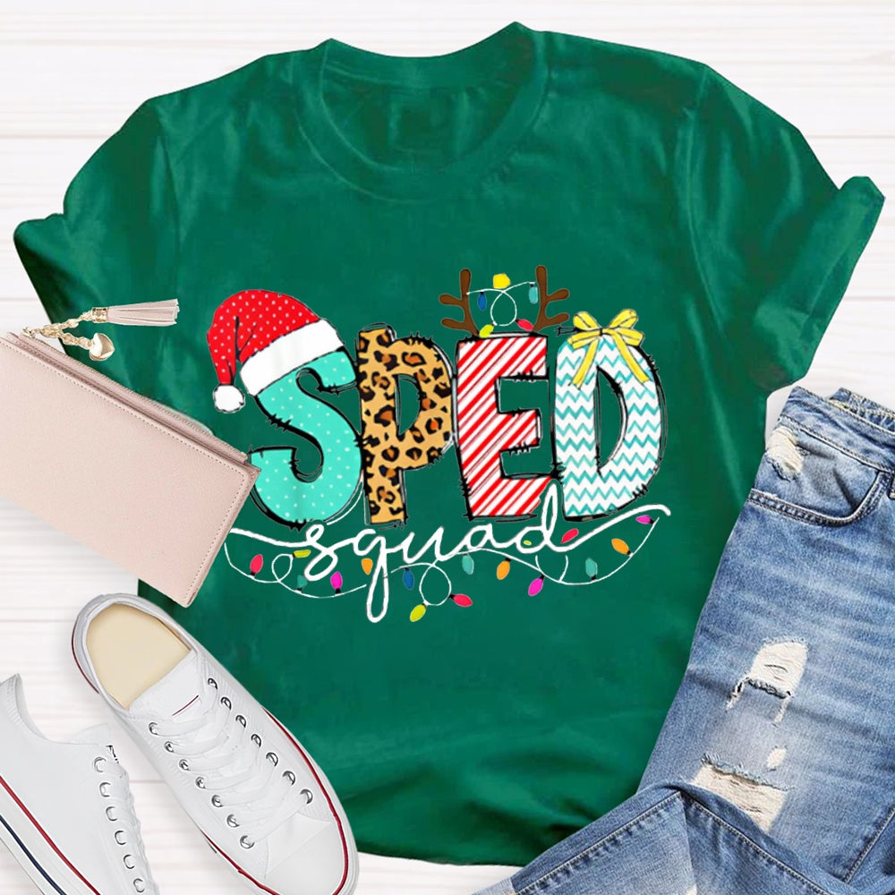 Christmas Sped Squad T-shirt