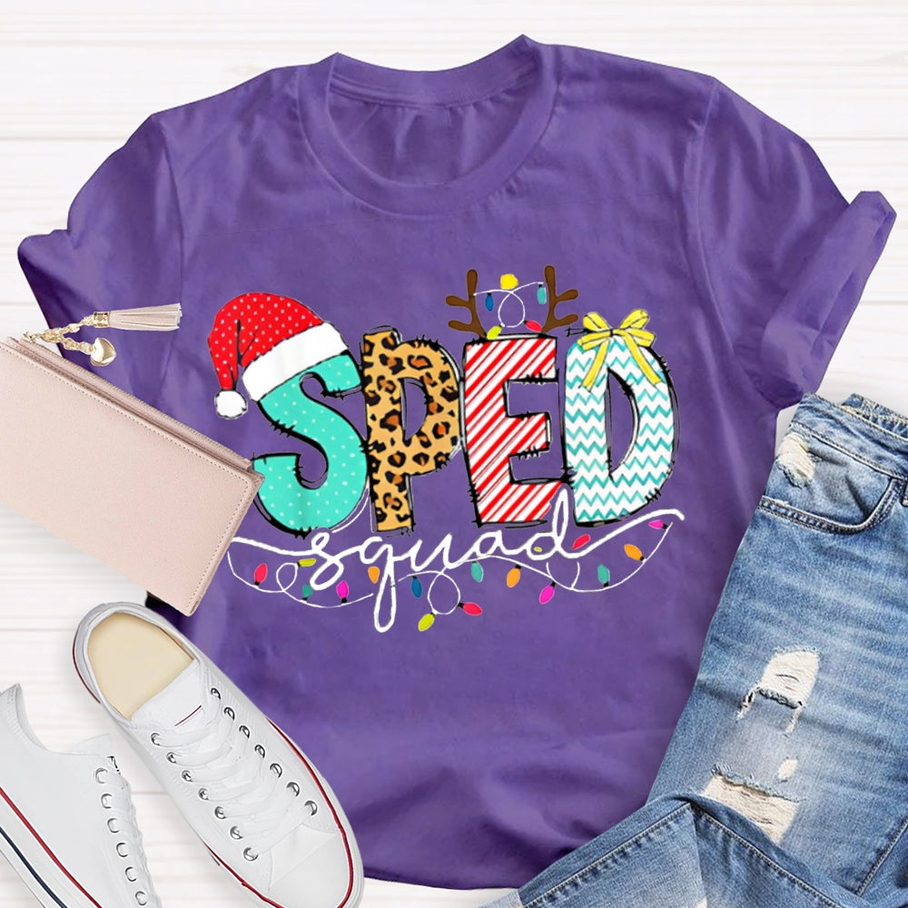 Christmas Sped Squad T-shirt