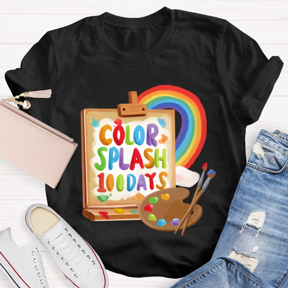 Color Splash 100 Days T-shirt