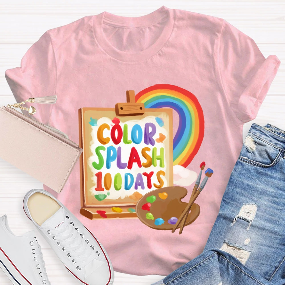 Color Splash 100 Days T-shirt
