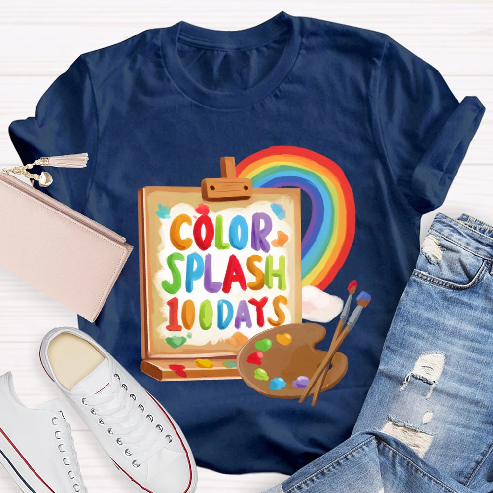 Color Splash 100 Days T-shirt