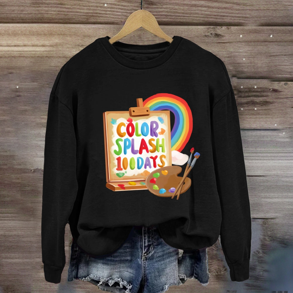 Color Splash 100 Days Sweatshirt