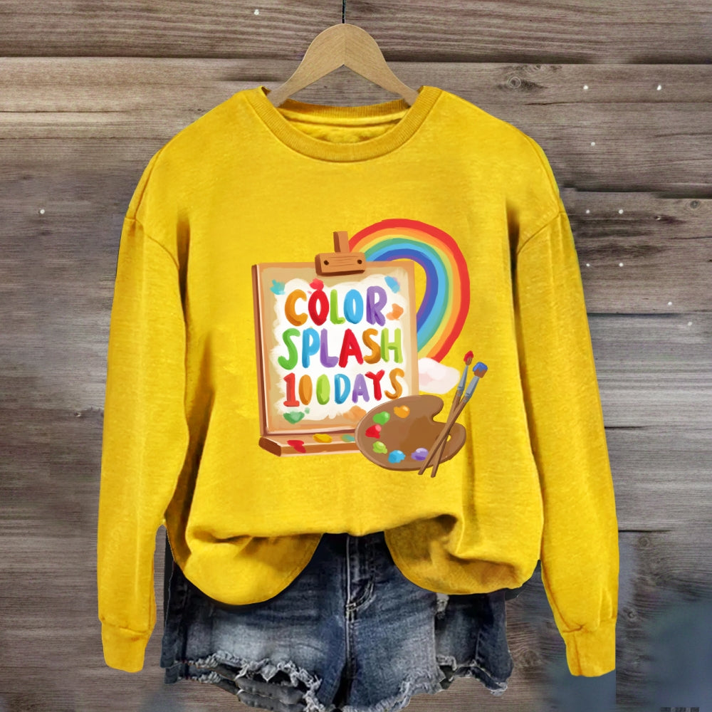 Color Splash 100 Days Sweatshirt