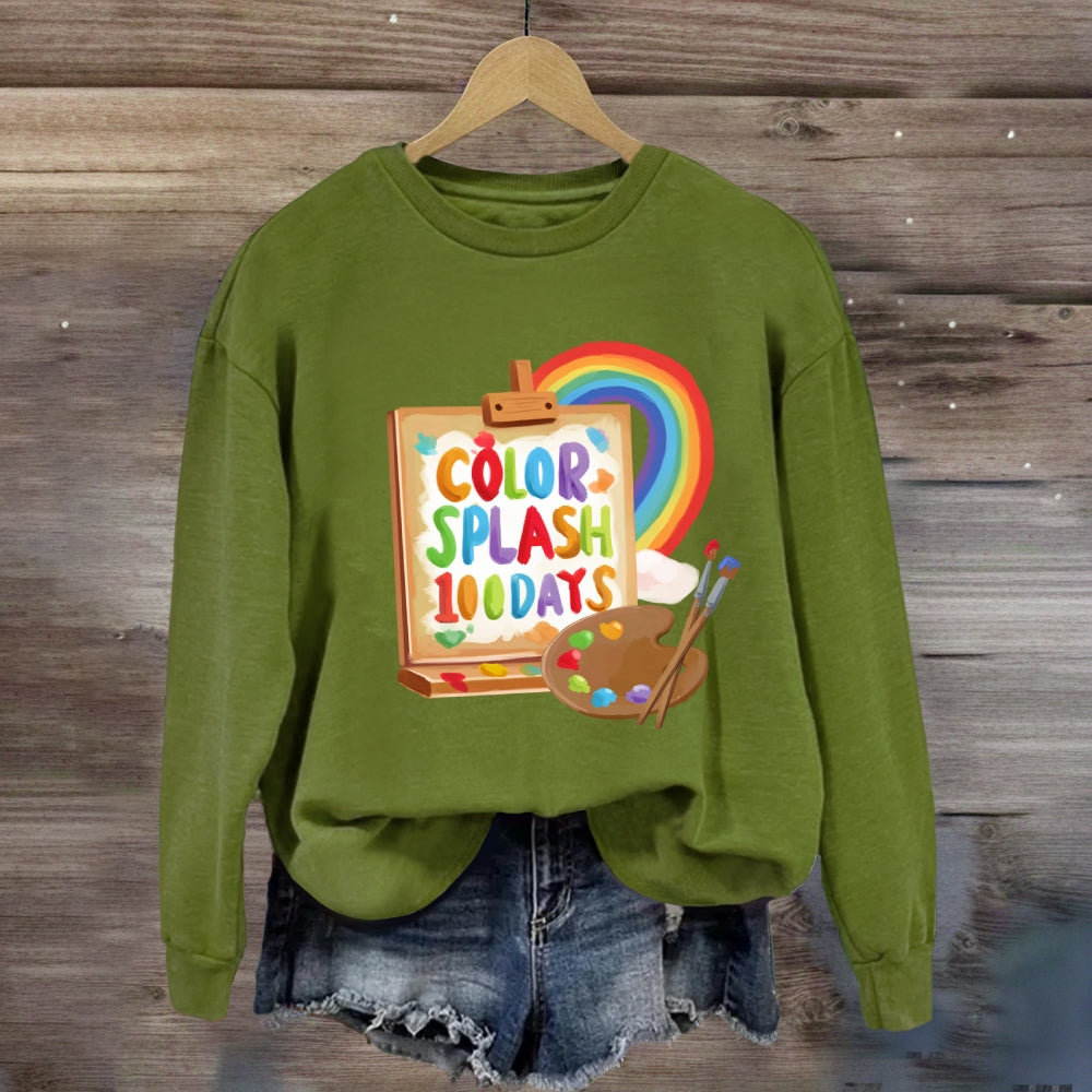 Color Splash 100 Days Sweatshirt