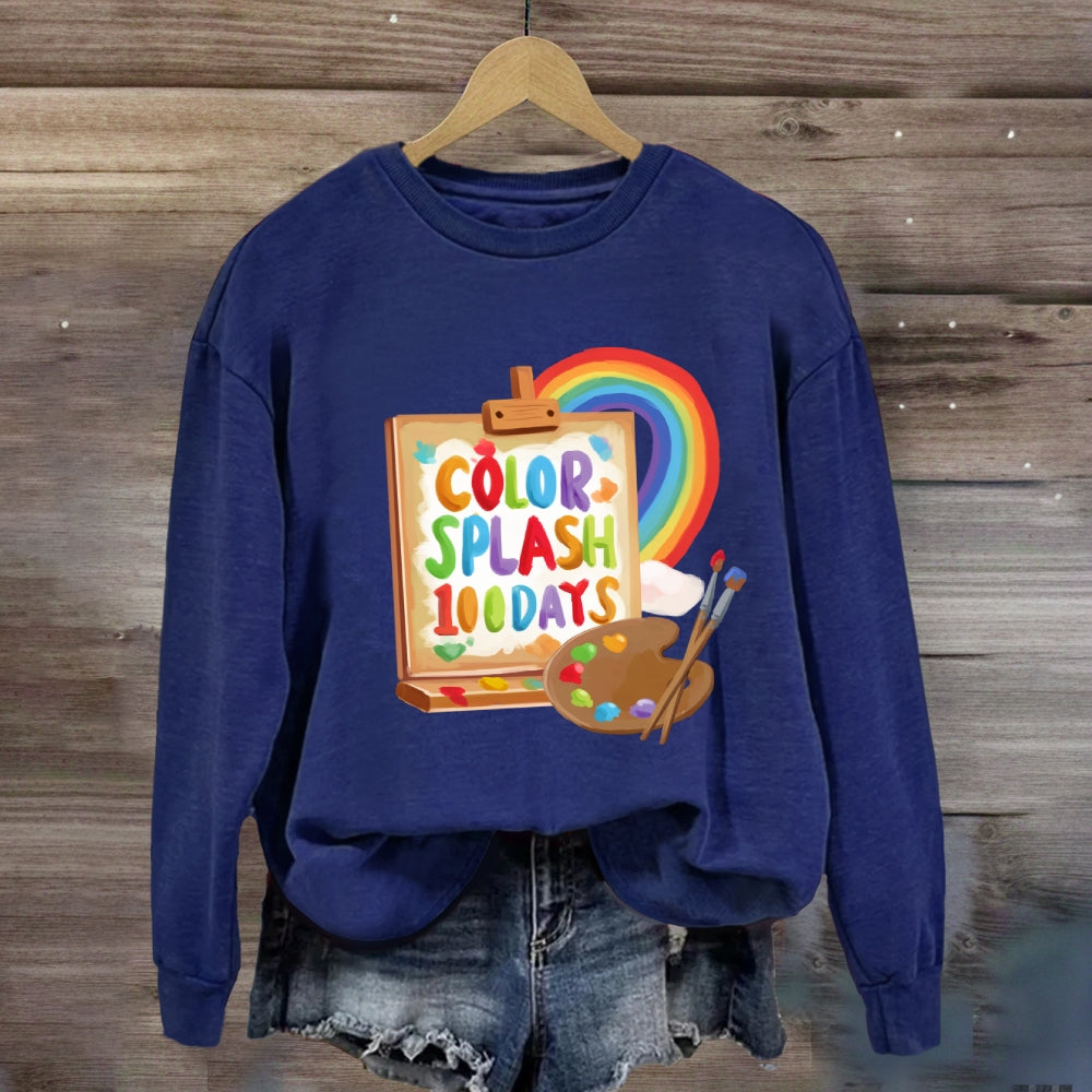 Color Splash 100 Days Sweatshirt