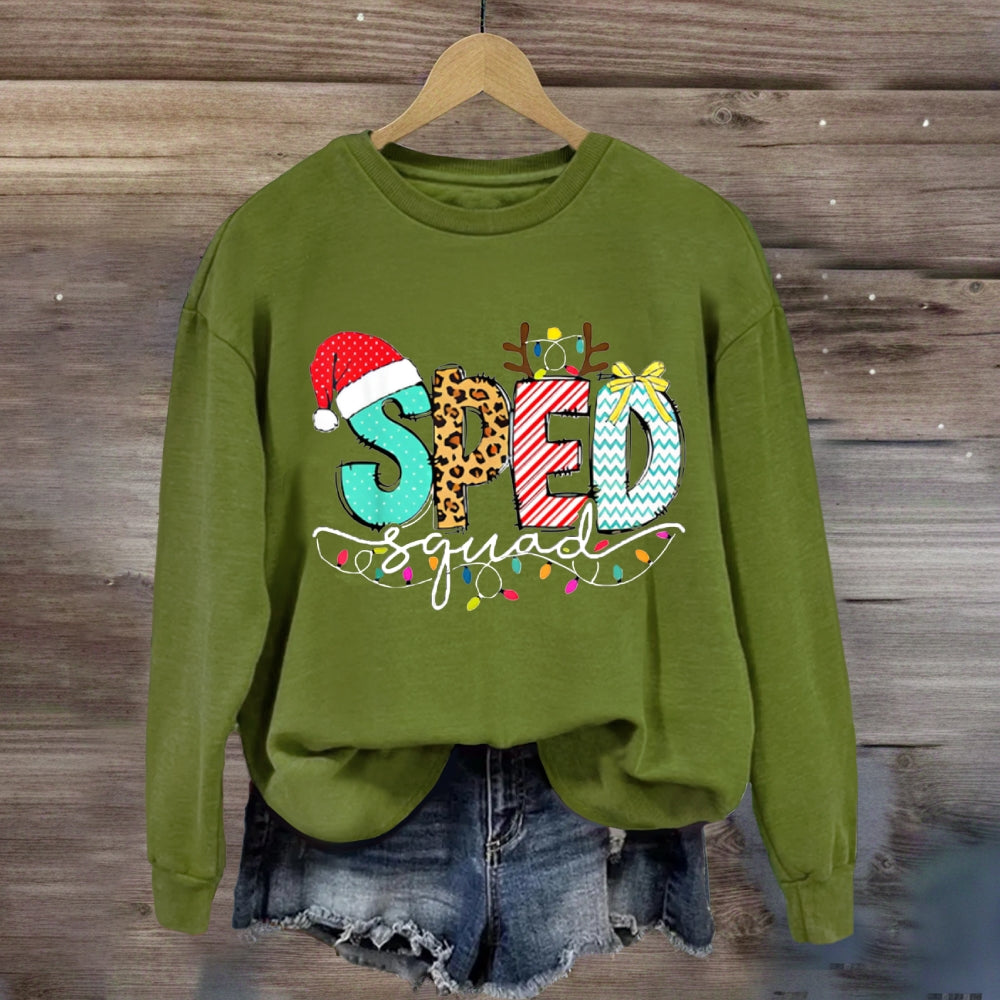 Christmas Sped Squad Sweatshirt
