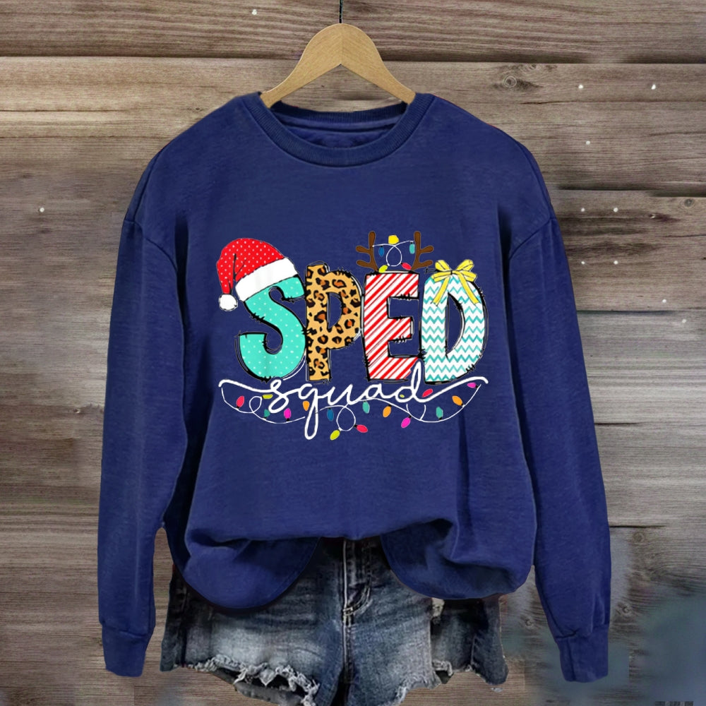 Christmas Sped Squad Sweatshirt