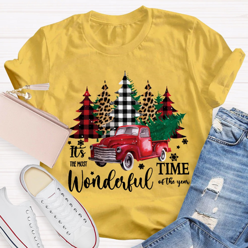 It'S The Most Wonderful Time Of The Year Christmas Tree T-shirt