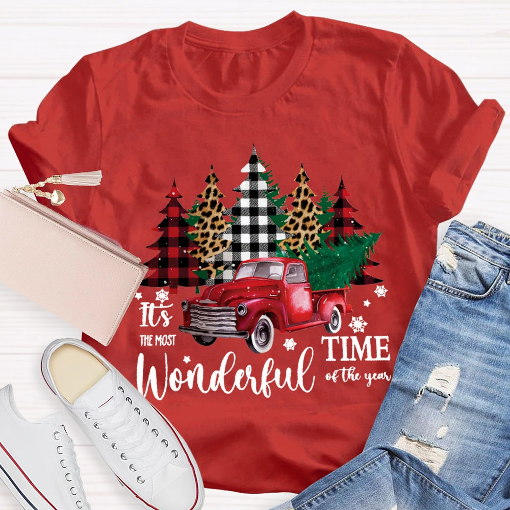 It'S The Most Wonderful Time Of The Year Christmas Tree T-shirt