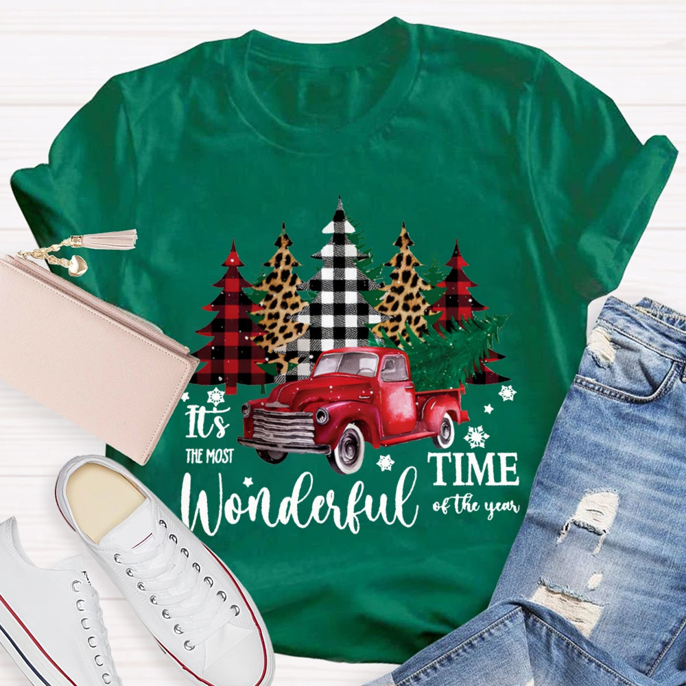 It'S The Most Wonderful Time Of The Year Christmas Tree T-shirt