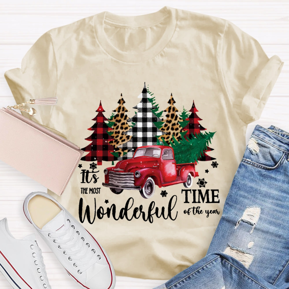 It'S The Most Wonderful Time Of The Year Christmas Tree T-shirt