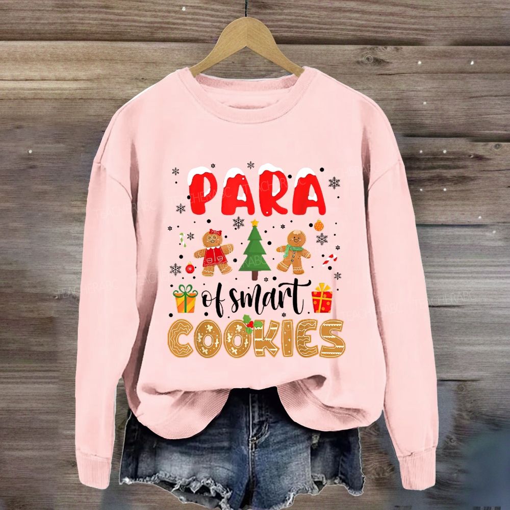 Para Of Smart Cookies Christmas Trees Sweatshirt