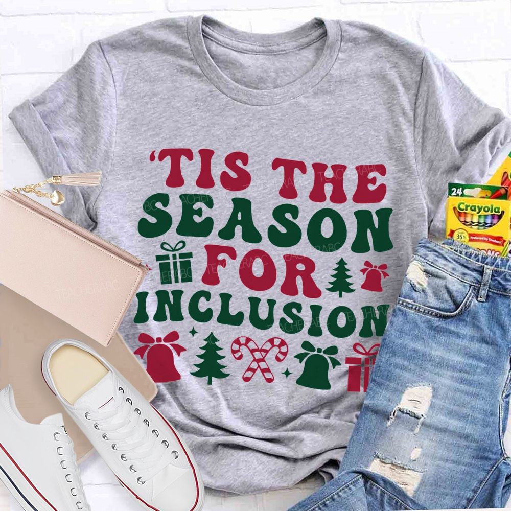 Tis The Season For Inclusion Vibes Christmas T-shirt
