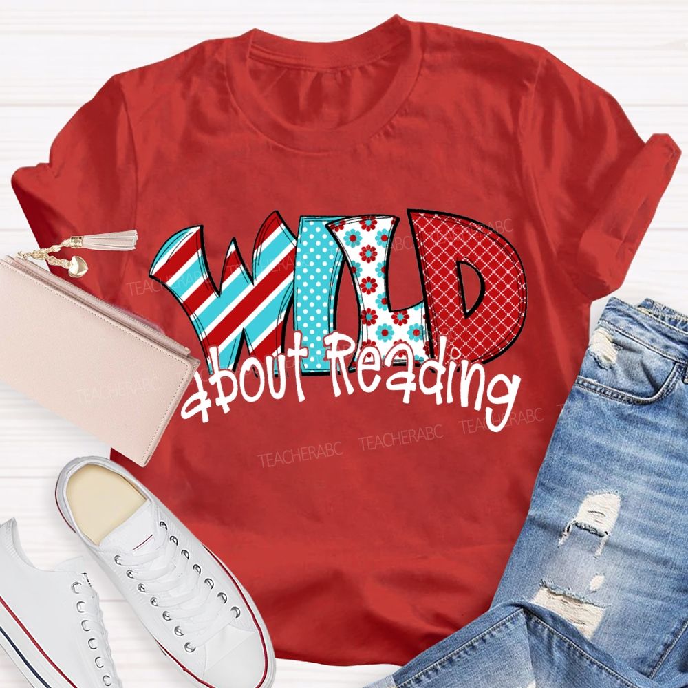 Wild About Reading Read Across America Day T-shirt