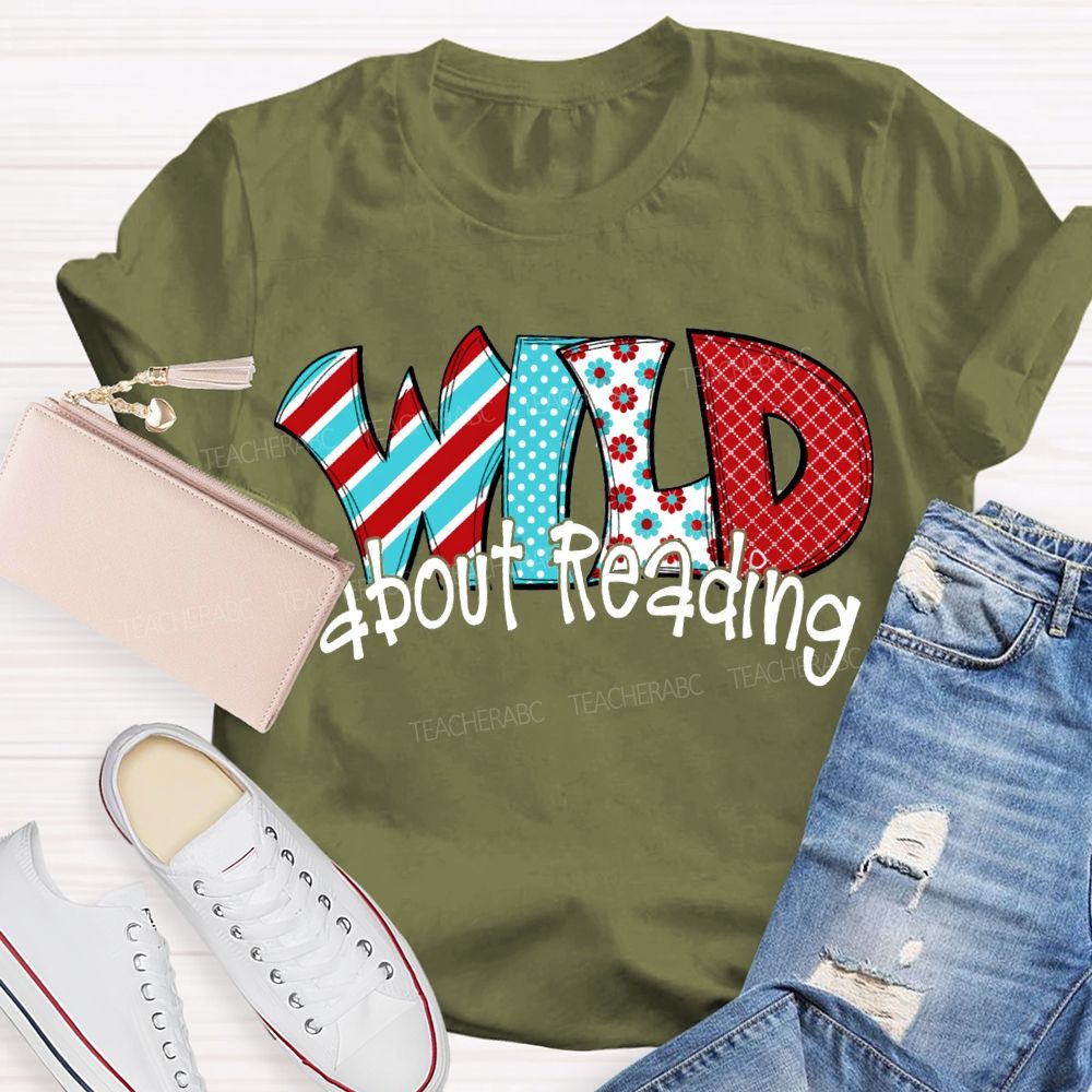 Wild About Reading Read Across America Day T-shirt