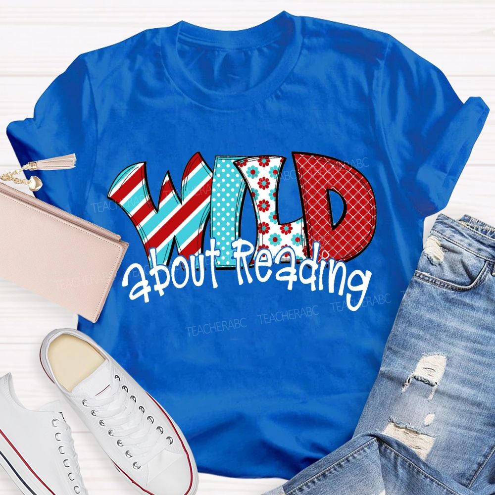 Wild About Reading Read Across America Day T-shirt
