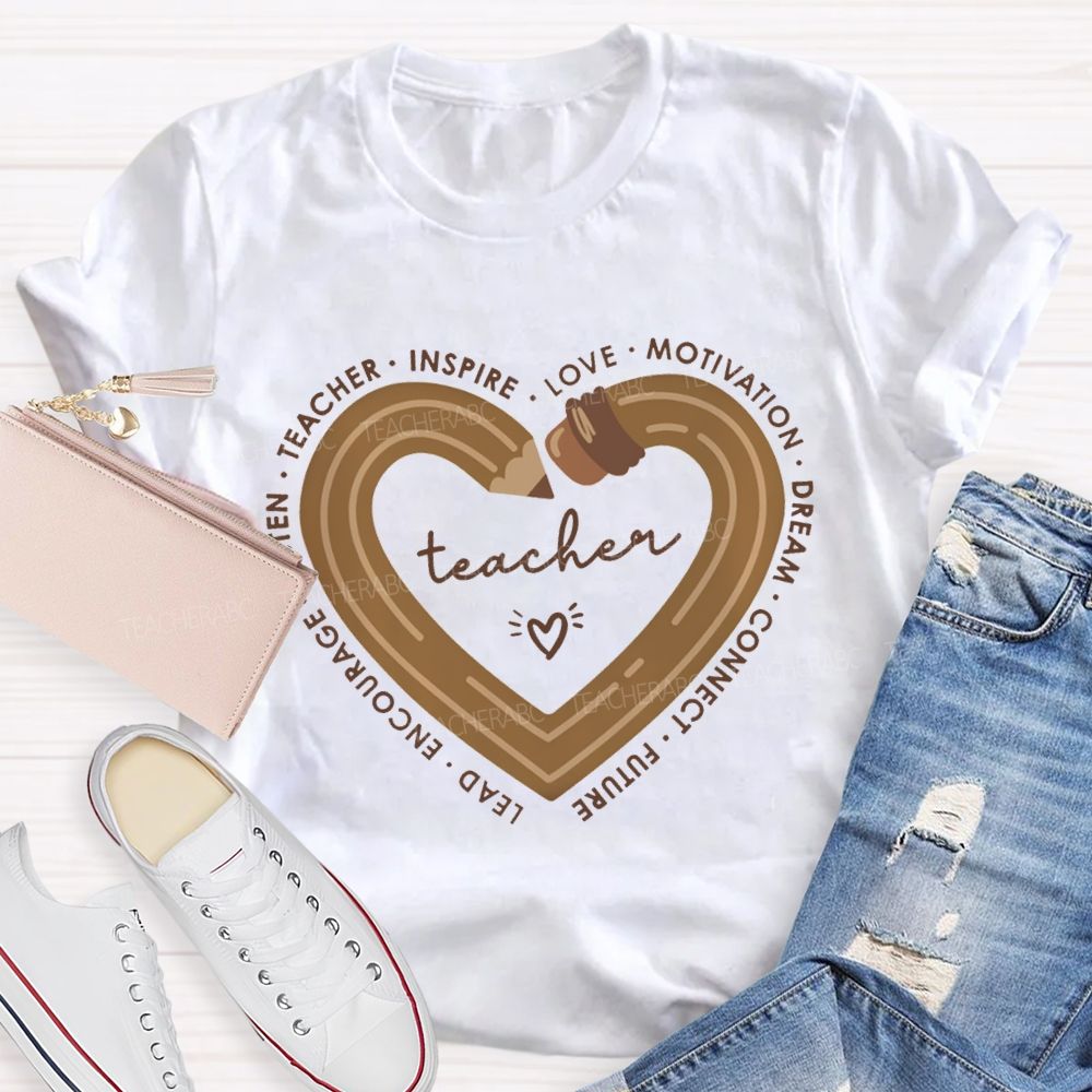 Inspire Love Black History Teacher T-Shirt